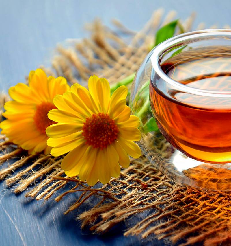 calendula para curar ampollas en los pies