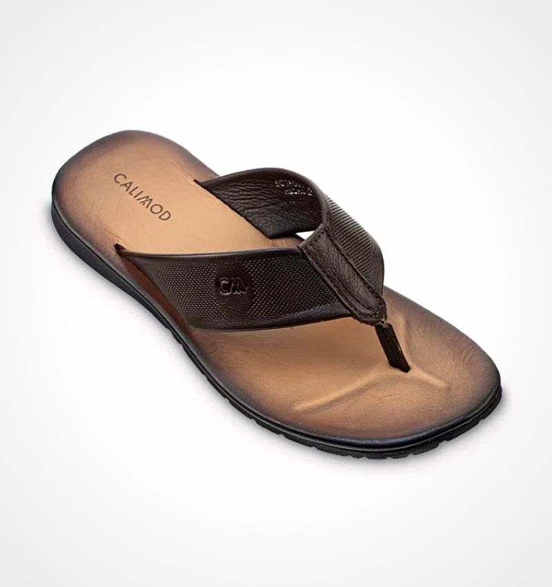 Sandalias flip flops de cuero