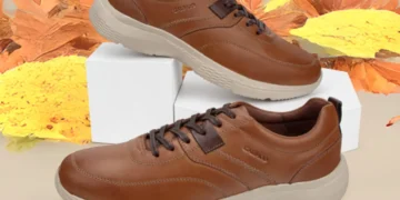 Calzado de cuero 100% peruano en vitrina