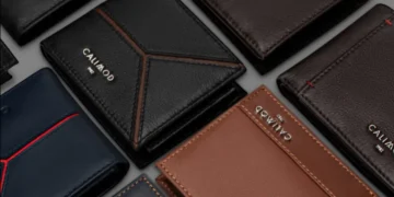 Diferentes billeteras de cuero para hombres